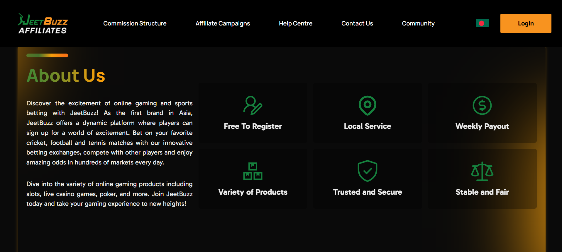 Revenue share model of BetVisa Bangladesh affiliate